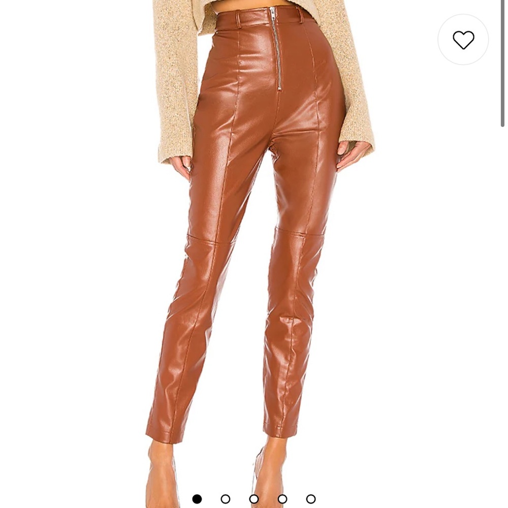 Lovers and Friends “Georgie Pant in Chestnut Brown.” Bought on Revolve for $198